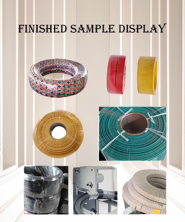 Máquina de embalagem de enrolamento de cabos