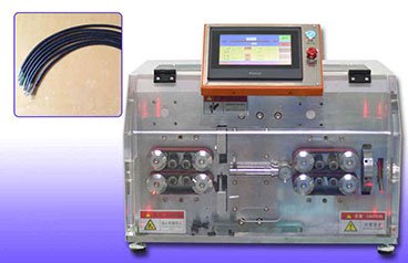 Como operar a Máquina de Descascar Fio com Revestimento Redondo Multi-Core