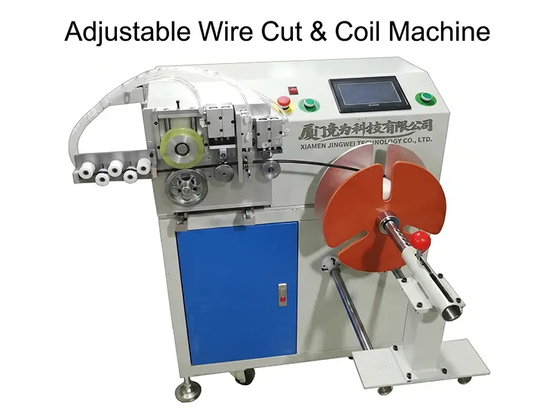 Máquina de Corte e Enrolamento de Fio Ajustável WPM-110CL | JINGWEI