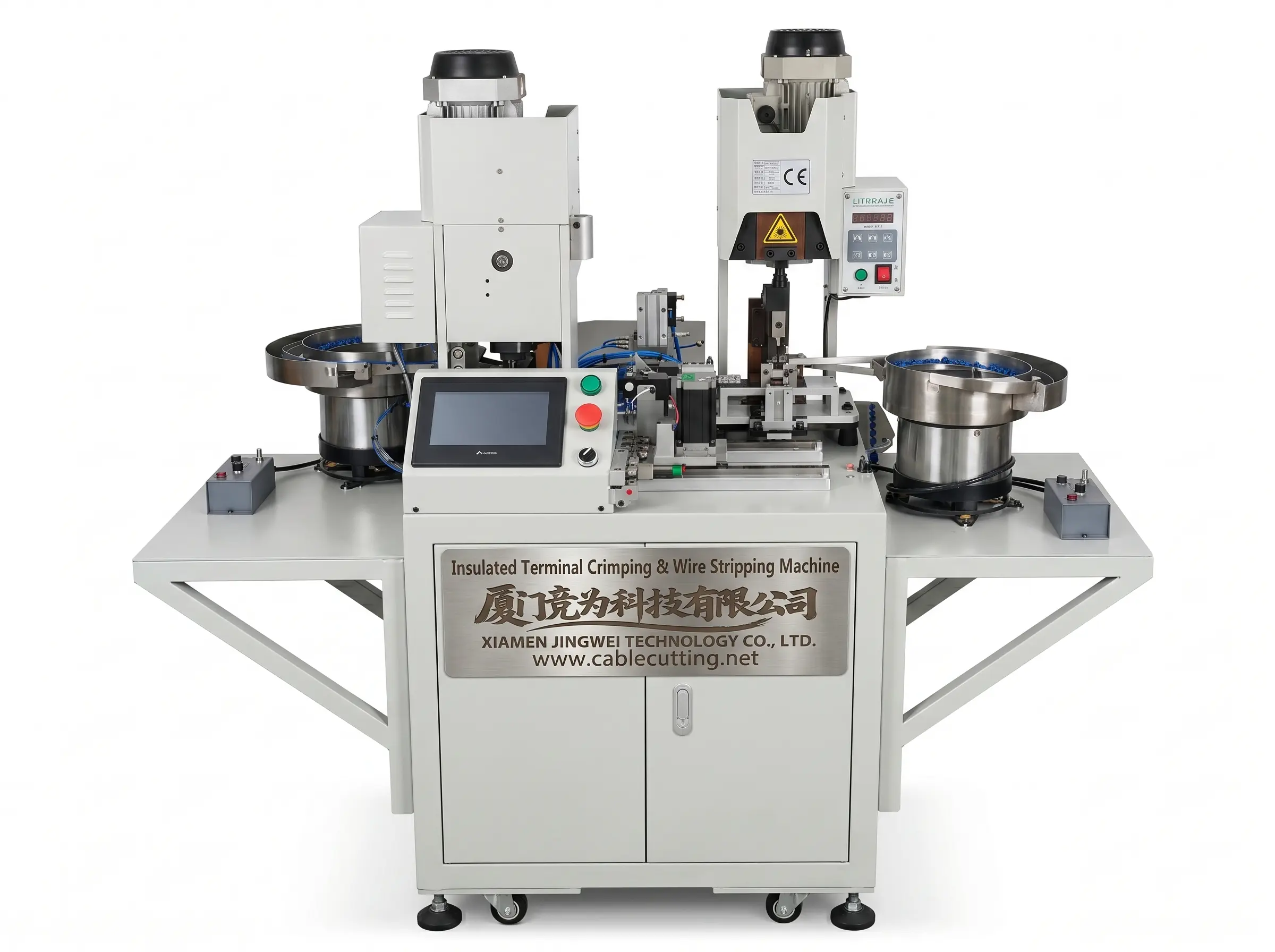 Máquina Automática de Crimpagem de Terminais Isolados WPM-R8 | JINGWEI