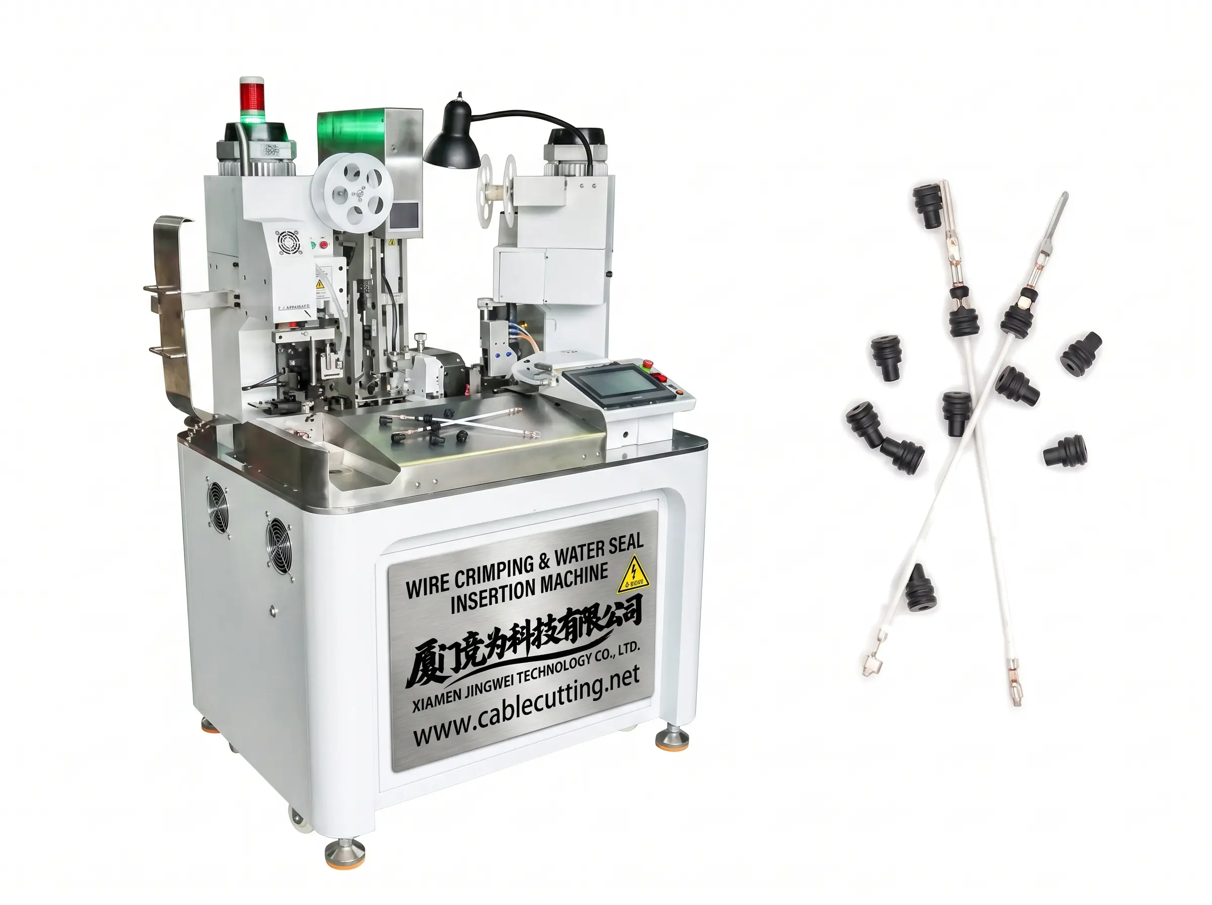 Máquina Automática de Crimpagem e Inserção de Vedação de Água WPM-078H