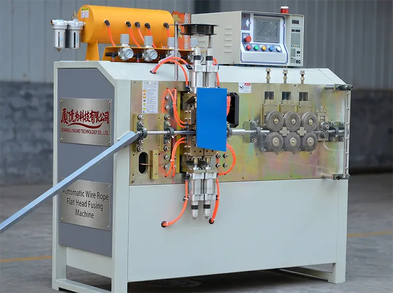 Máquina Automática de Fusão para Cabo de Aço com Cabeça Chata WPM-60SF
