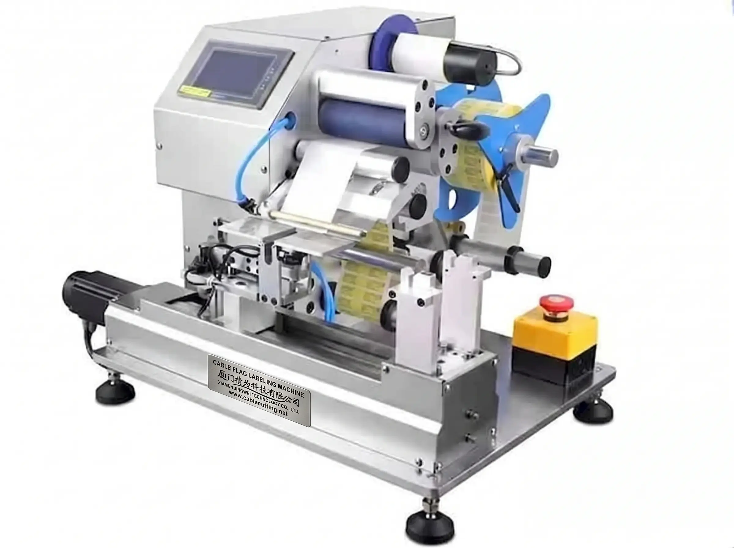 Máquina de Etiquetagem de Cabos WPM-60C – Precisão e Eficiência Industrial