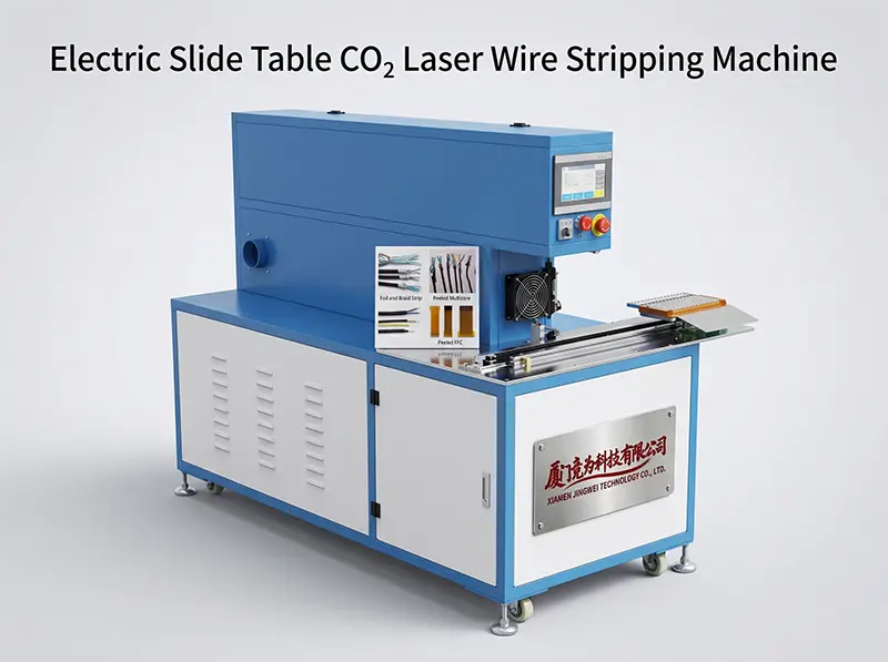 Máquina de Decapagem a Laser CO₂ com Mesa Deslizante Elétrica - CLS60-D