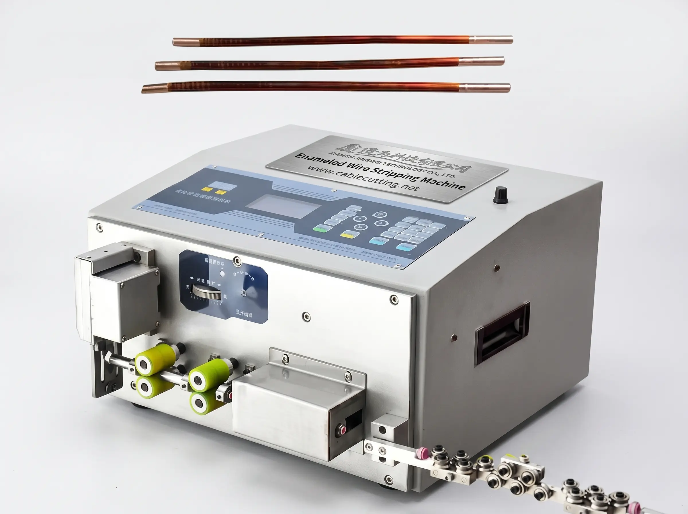Máquina de Corte e Decapagem de Fio Esmaltado WPM-1-6 - Alta Precisão e Eficiência