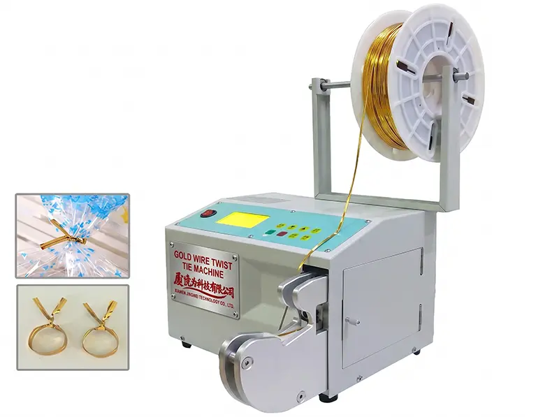 Máquina Automática de Amarrar Fio Dourado para Sacos Plásticos e Flores - WPM-GW
