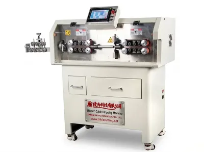 Máquina de Corte e Decapagem de Cabo 150mm² Automática WPM-MAX3 - Máquina de Corte e Descascamento de Fios