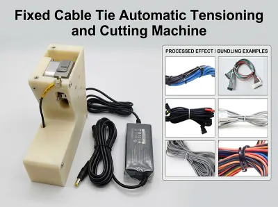Máquina Automática de Tensão e Corte de Abraçadeiras Fixas (Gatilho Indutivo) JW-SLQ