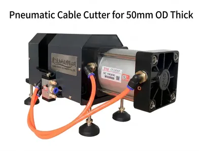 Máquina Pneumática de Corte de Cabos até 50mm WPM-C50 - Máquina de Corte de Cabo de Aço
