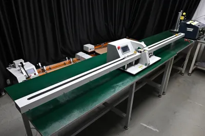 Máquina de Enrolamento de Fita + Trefilagem Dupla Face JW-303KL-1m