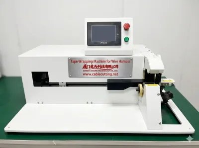 Máquina Automática de Envolvimento com Fita para Cabos WPM-302 Thumb