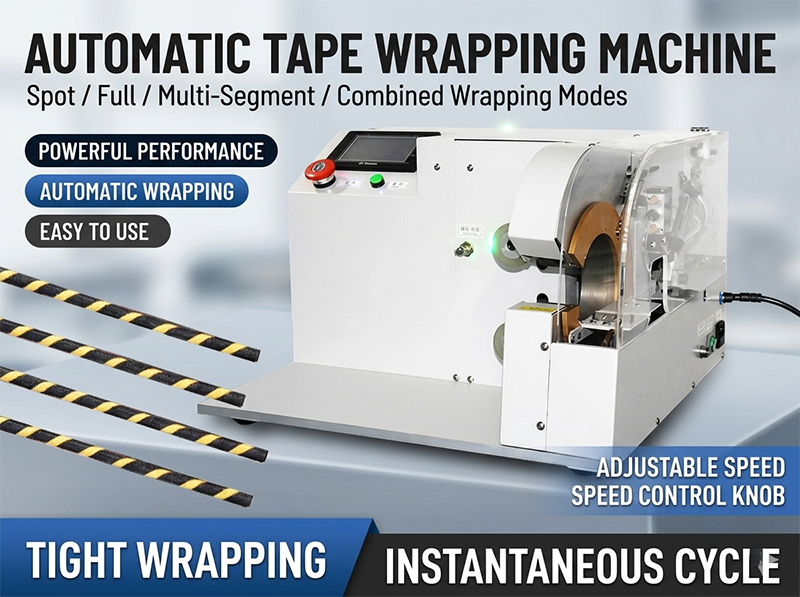 Máquina de Embalagem com Fita Autoadesiva com Tela Touch WPM-303 | JINGWEI