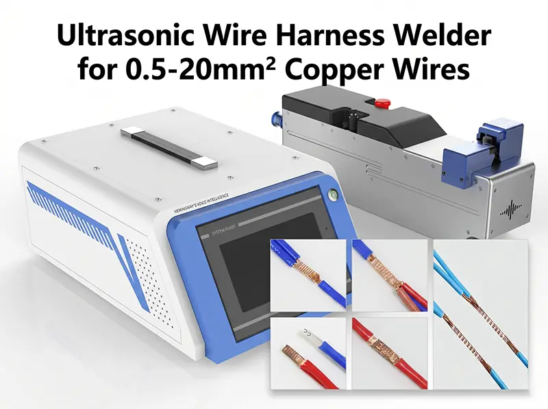 Máquina de Solda Ultrassônica para Chicotes Elétricos WPM-001N | Solução Industrial JINGWEI