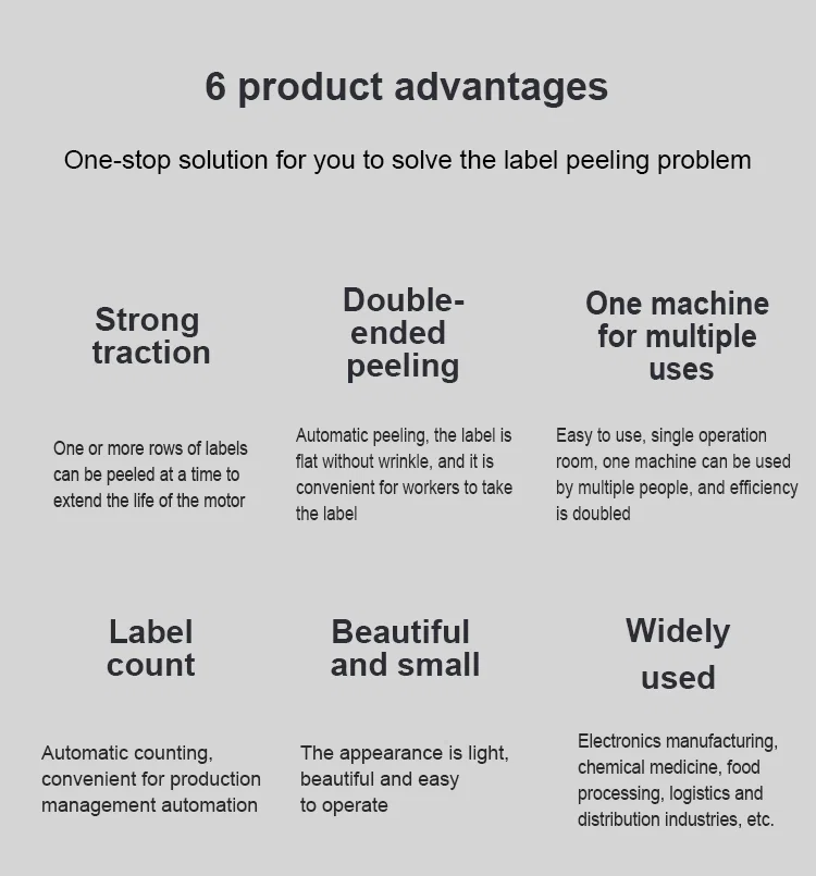 Inteligentna automatyczna maszyna do obierania etykiet, maszyna do cięcia naklejek do separacji papieru termicznego, kup automatyczną etykietę 