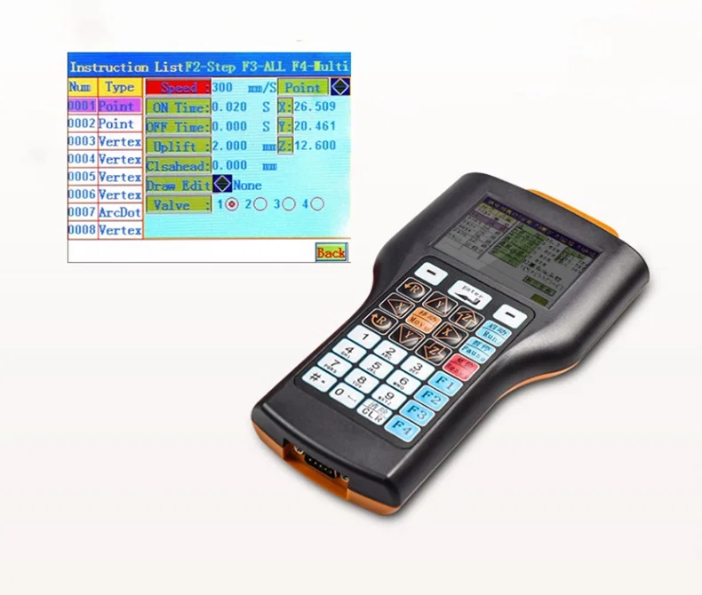 Robô de distribuição de cola sólida hot melt robô dispensador de cola de mesa 551 de alta qualidade, robô de distribuição de cola quente de viscosidade