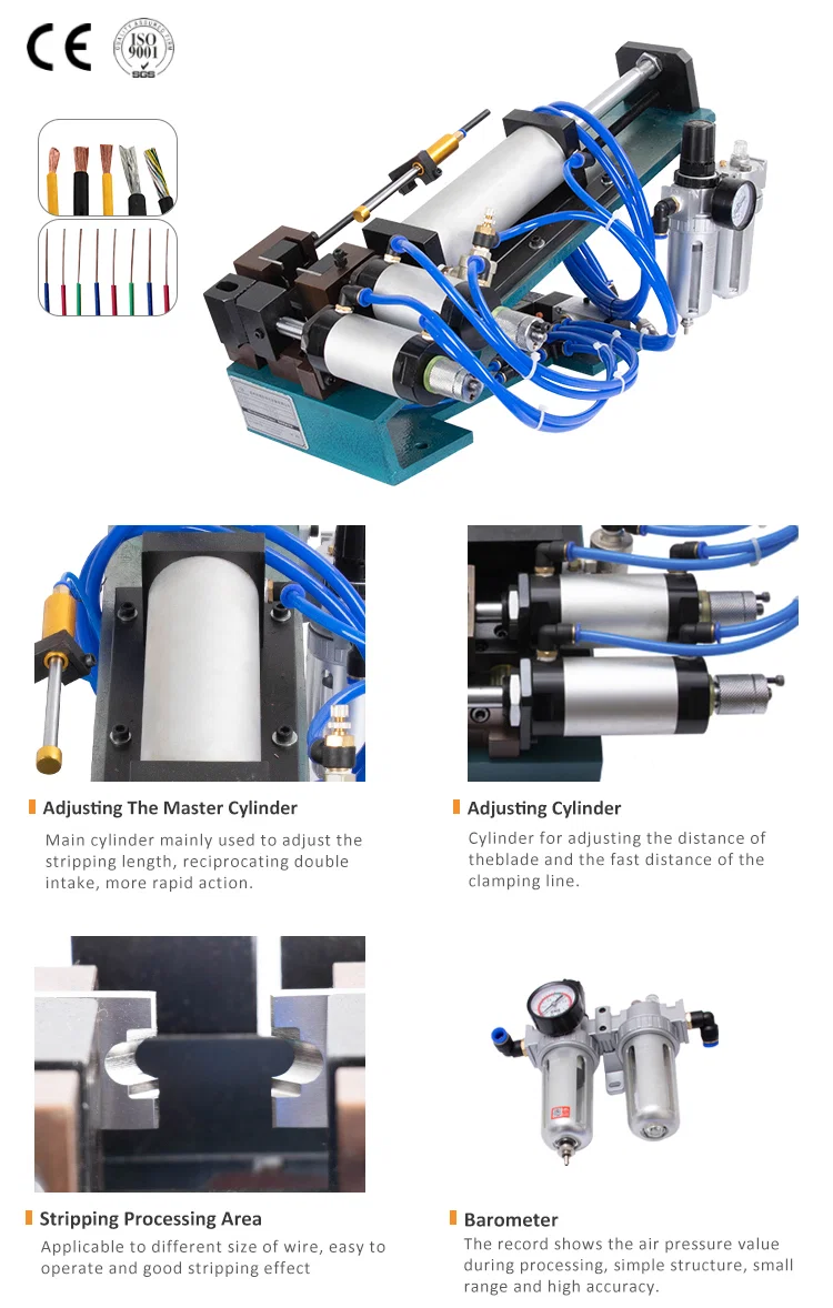 Máquina de decapagem de cabos, decapador de bainha de revestimento de cabo, decapador de cabos