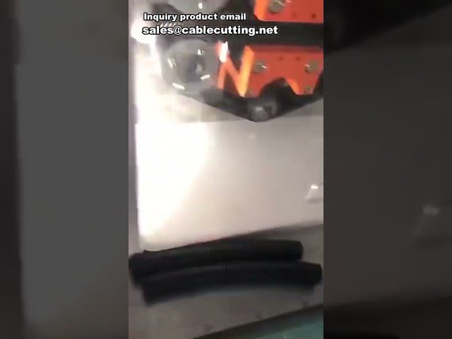 Máquina de Corte de Tubos de Água e PVC – Cortador Rotativo Automático Industrial