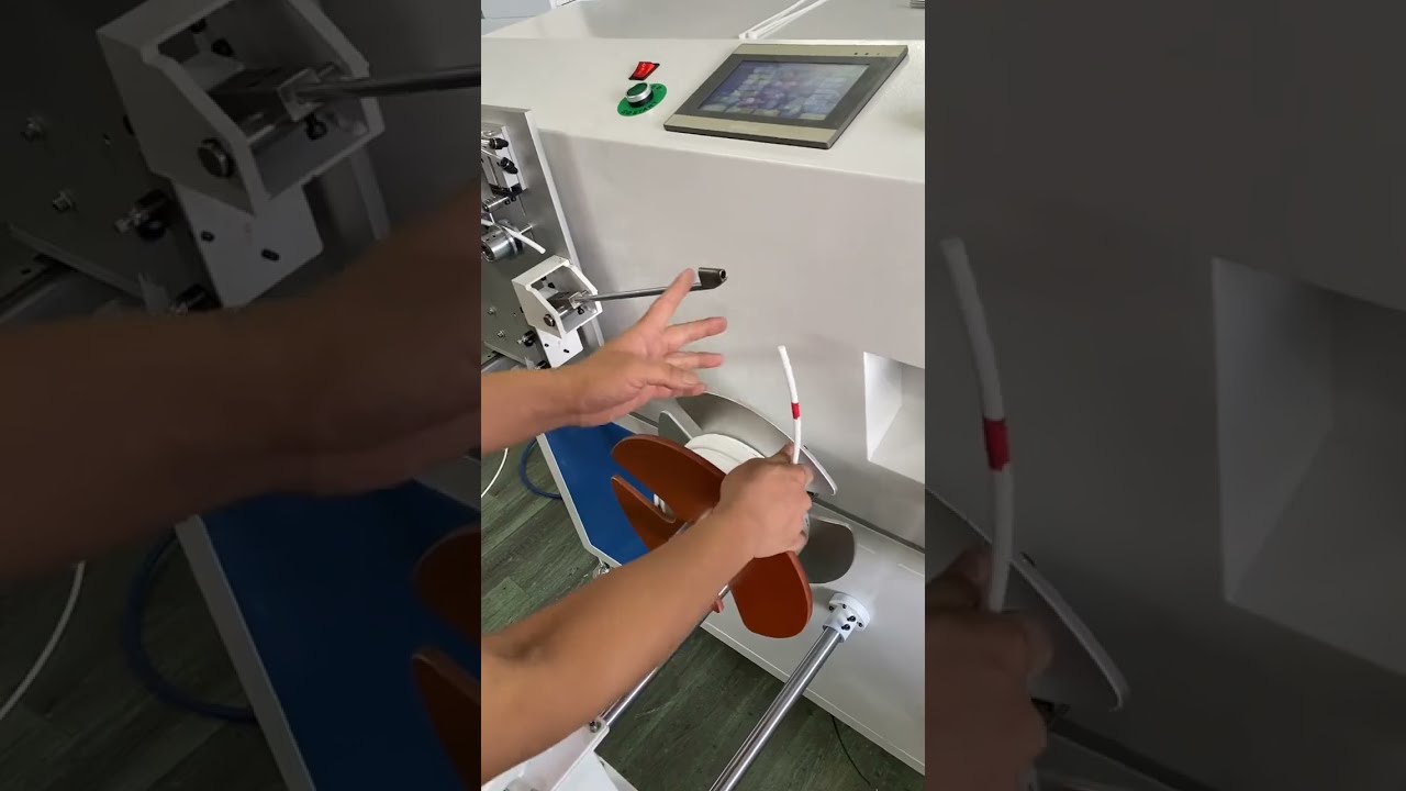 Máquina Automática de Contagem, Classificação, Corte, Enrolamento e Amarração para Tubos de Purificador de Água (1mm a 15mm)