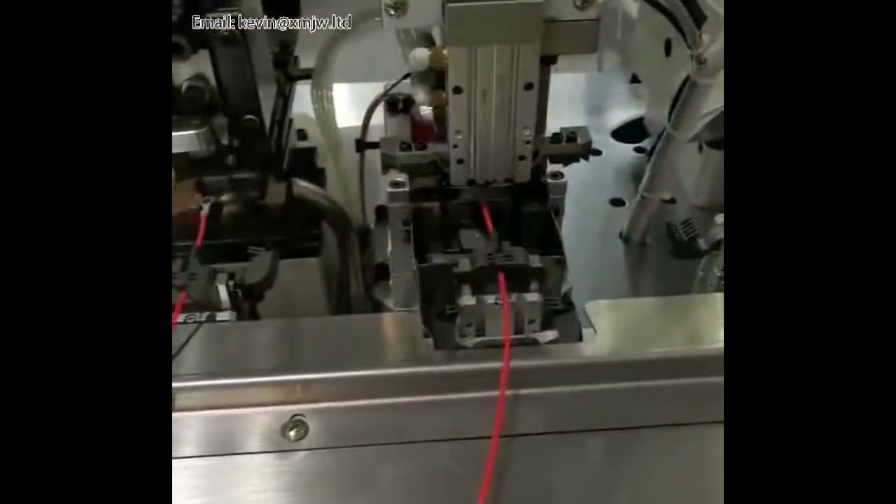 Máquina Automática de Corte, Decapagem, Crimpagem e Aplicação de Tubo Termorretrátil de Alta Eficiência