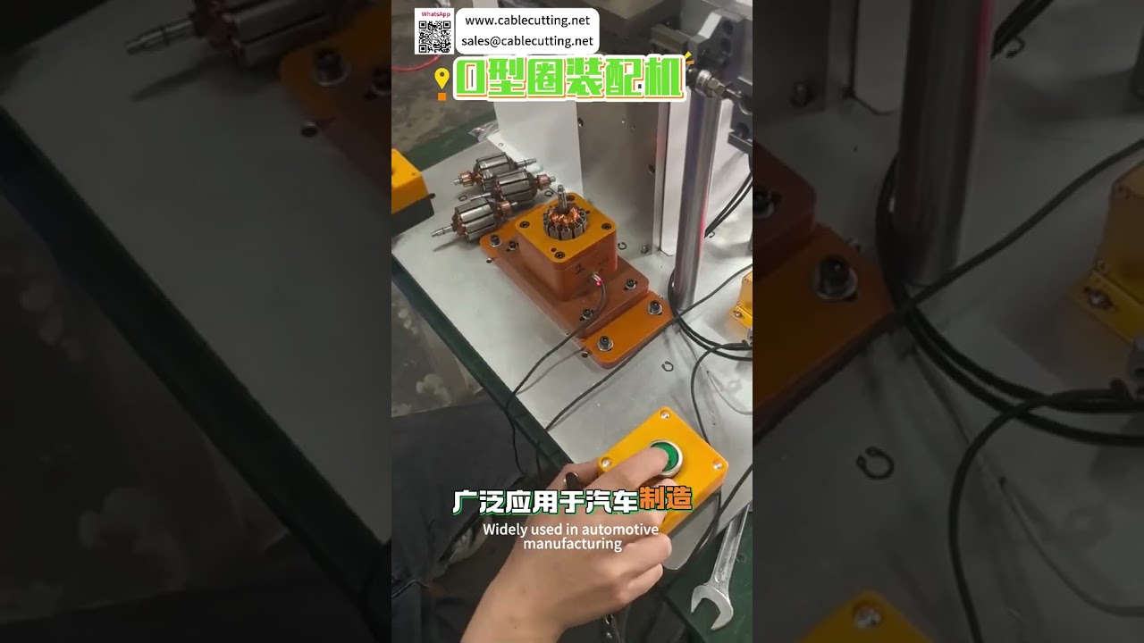 Máquina de Montagem de Anéis de Vedação Multiespecificação com Configuração Rápida e Detecção Inteligente de Defeitos - Equipamento Automatizado