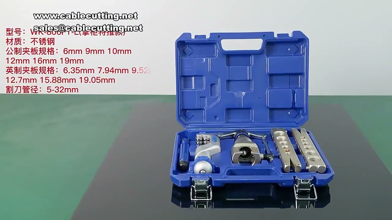 Kit de Alargador de Tubo de Cobre 6-19mm e 12-25mm para Escarear, Expandir e Alargar - Ferramenta para Ar Condicionado e HVAC
