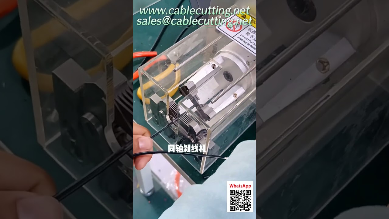 Máquina Automática de Corte e Decapagem de Fios - Equipamento de Processamento de Cabos