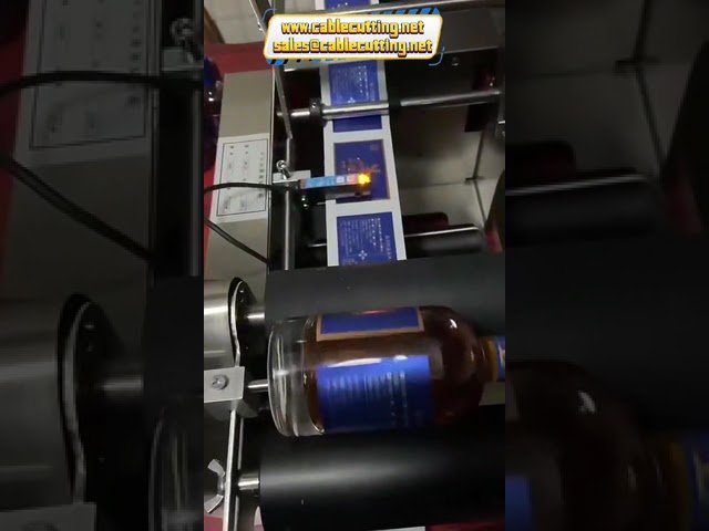 Rotuladora Automática para Garrafas Redondas - Frente, Verso e Duas Laterais (Vidro, PET, Plástico)
