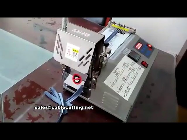 Máquina de Corte Automático de Zíper Desenrolado