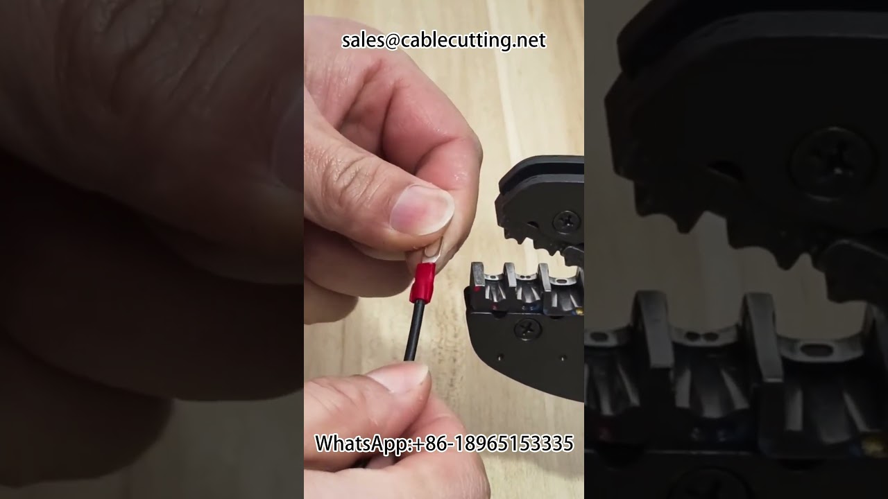 Máquina de Crimpagem Elétrica para Terminais: Crimpando Todos os Tipos de Conectores | Automação