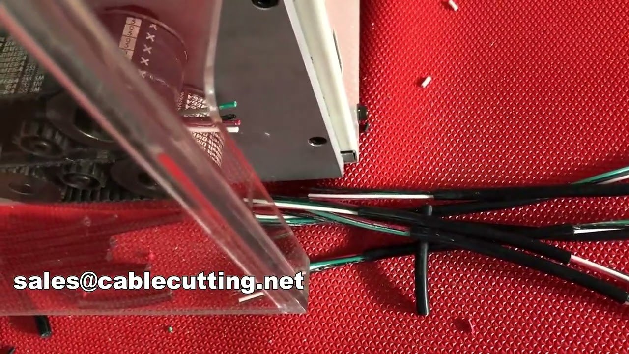 Máquina de Decapagem e Corte de Cabos de Bainha Dupla Redonda WPM-YHT2 - Automação Industrial