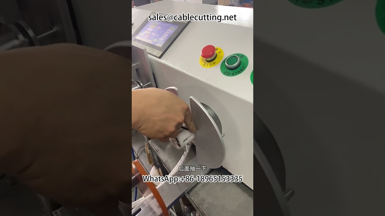 Máquina automática de medição, classificação, corte, enrolamento e rebobinamento de metros | Eficiência em fábrica