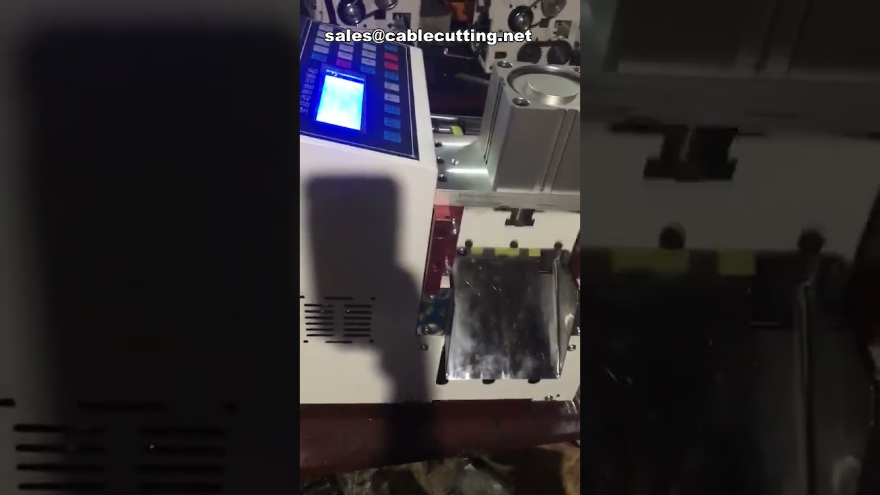 Máquina de Corte de Cabos e Tubos: Precisão em Fios de Cobre, PVC e Tubos Termocontráteis