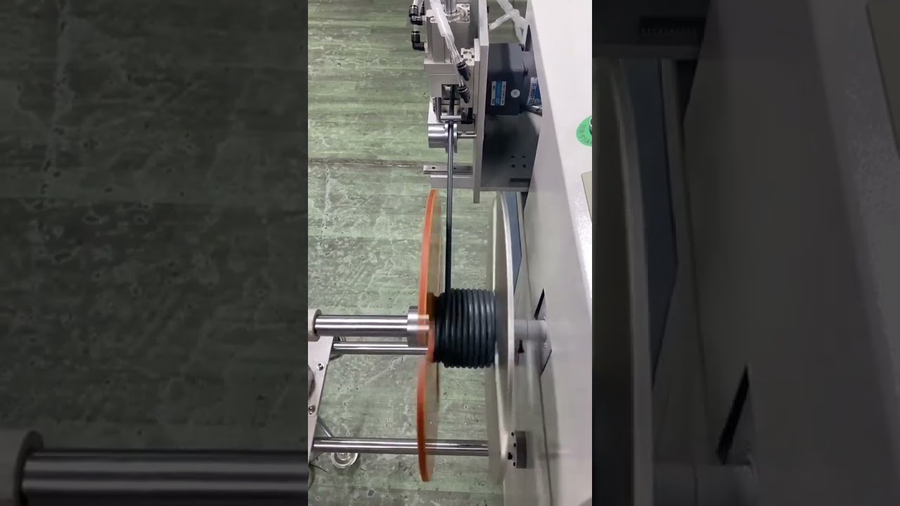 Enroladeira de Fios e Tubos Modelo 112: Medição Precisa, Velocidade Ajustável e Corte Automático (1-12mm)