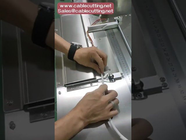 Máquina automática de abraçadeiras de nylon para montagem de chicotes elétricos