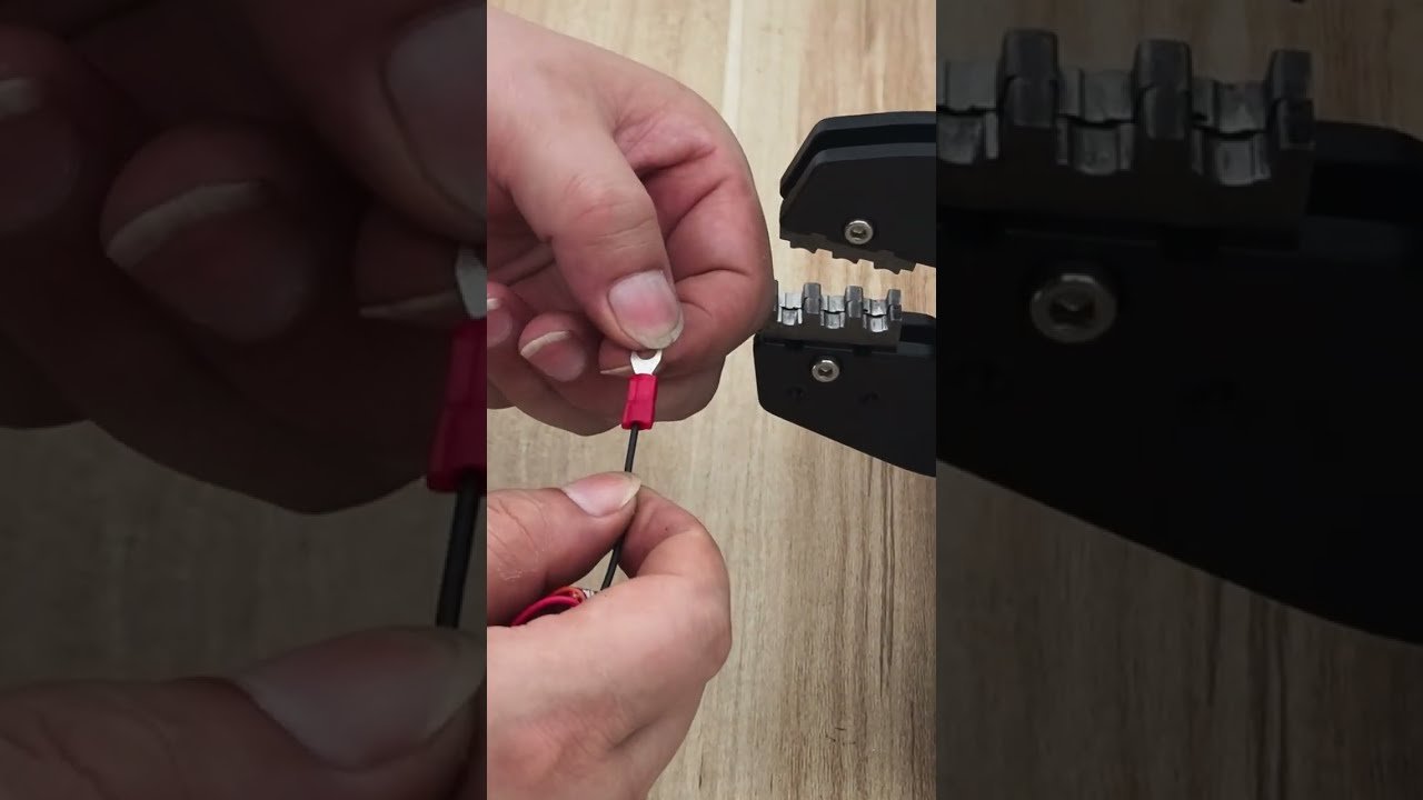 Formas Personalizadas de Crimpagem com Máquina Elétrica de Terminais #fábrica #máquina