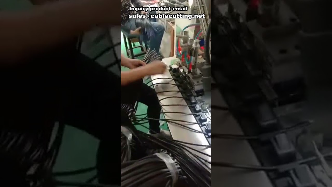 Máquina Automática de Crimpagem de Terminais para Plugues de Engate e Plástico
