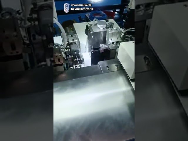 Máquina de Crimpagem Automática para Terminais Isolados de Cobre - Decapagem e Cravação de Fios com Modelo V