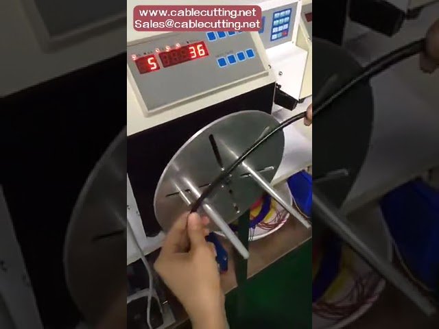 Máquina Manual de Enrolar e Amarrar Cabos USB e Micro Tipo C para Embalagem