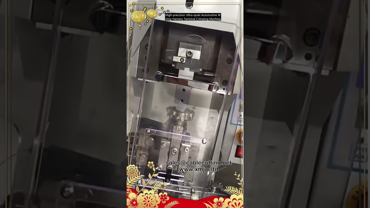 Máquina de Crimpagem de Terminais Automotiva Ultra Silenciosa e de Alta Precisão