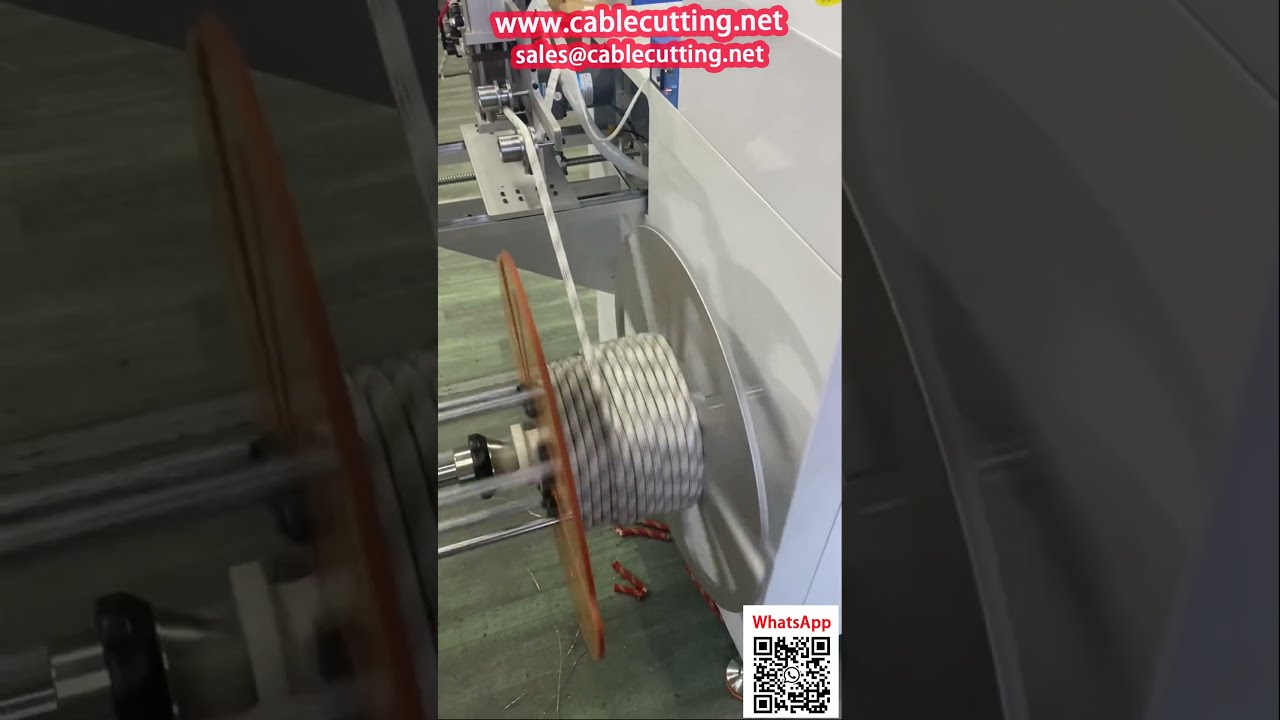 Máquina Automática para Enrolar Corda de Segurança com Contador e Corte Térmico