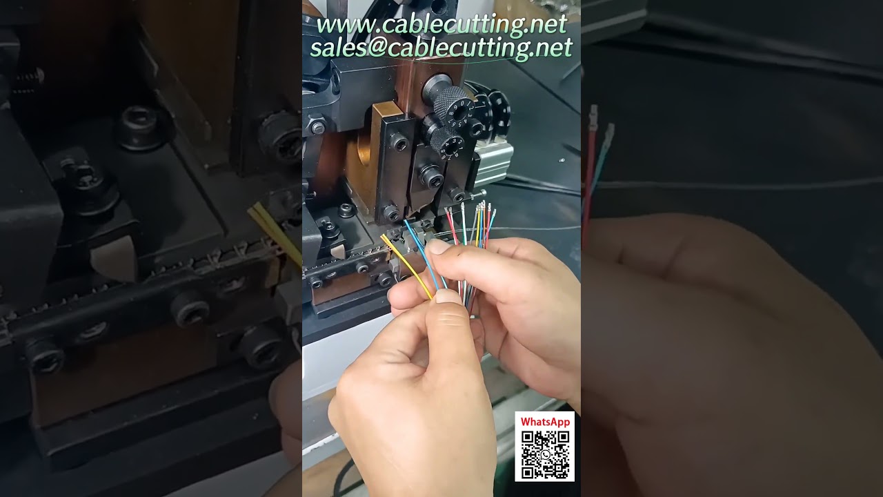 Máquina Automática de Decapar e Crimpar Fios – Ferramenta de Instalação de Conectores