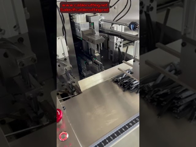 Máquina Automática de Corte e Estanhamento de Fios Elétricos - Corte, Descasque, Torção e Estanhamento
