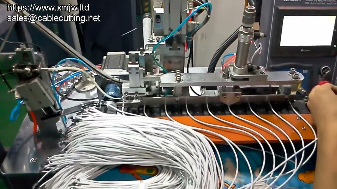Máquina Totalmente Automática para Fabricação de Cabos de Dados com Solda USB de Precisão