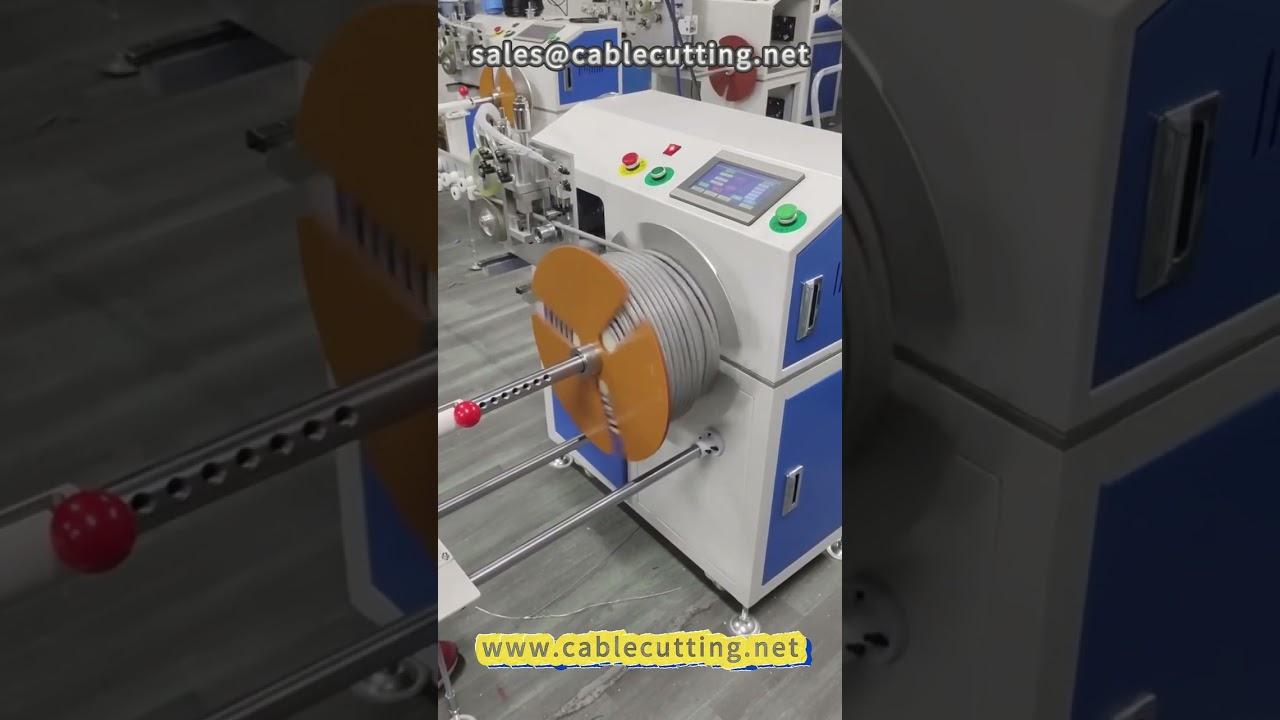 Máquina de Enrolar e Classificar Cabos de 98 Metros | Bobinadeira Automática para Fios e Cabos