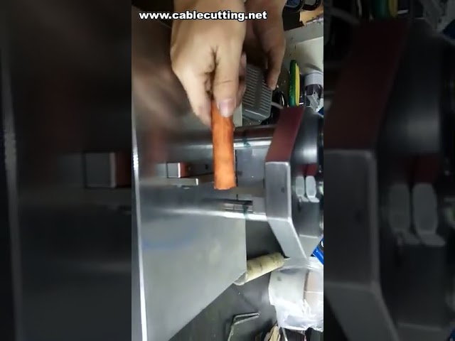 Máquina de Corte Pneumática para Cabos USB | Corte Automatizado e Preciso
