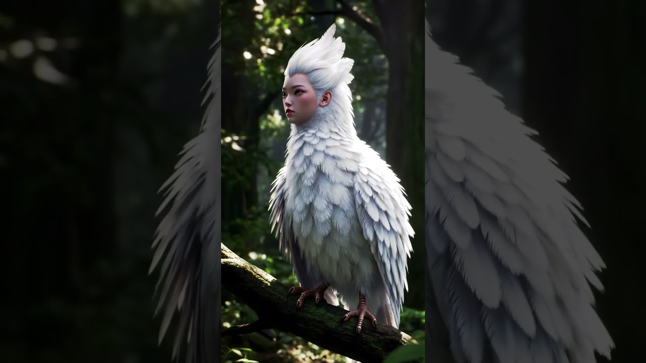 Descoberta surpreendente: ave divina avistada nas profundezas da floresta. #aves