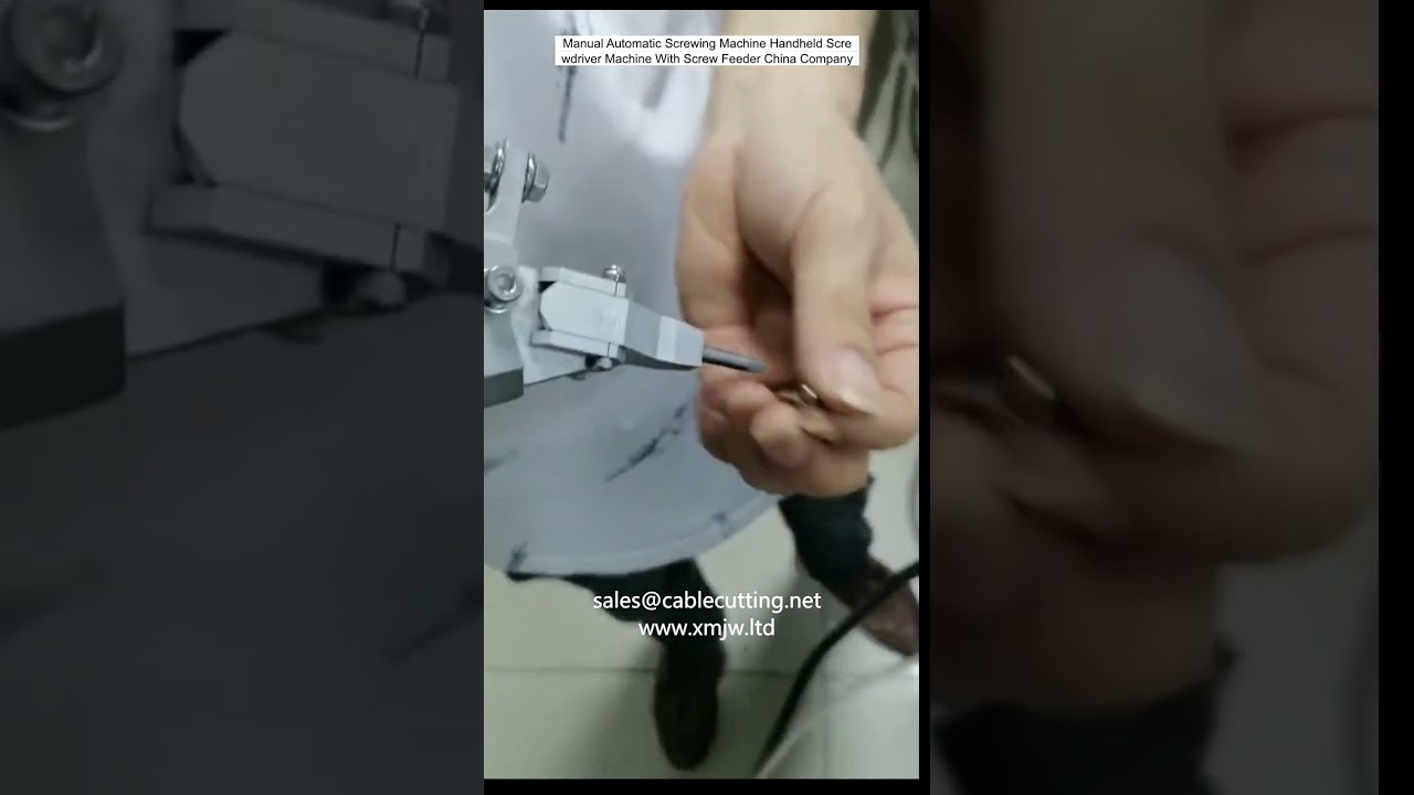 Máquina de Aparafusar Manual e Automática: Parafusadeira Portátil com Alimentador de Parafusos - Fabricante Chinês