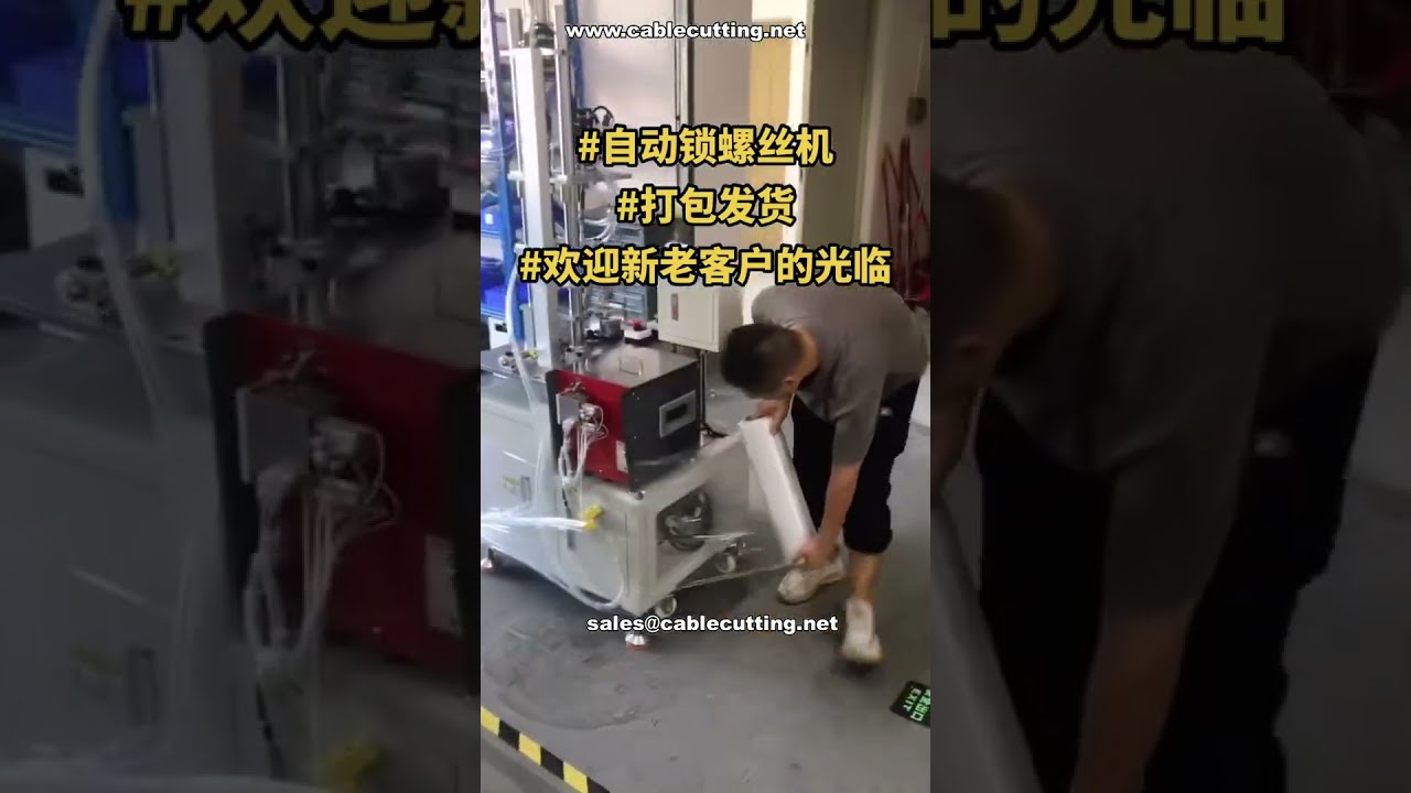 Máquina Automática de Aperto de Parafusos | Teste Final e Embalagem para Embarque | Demonstração do Fabricante
