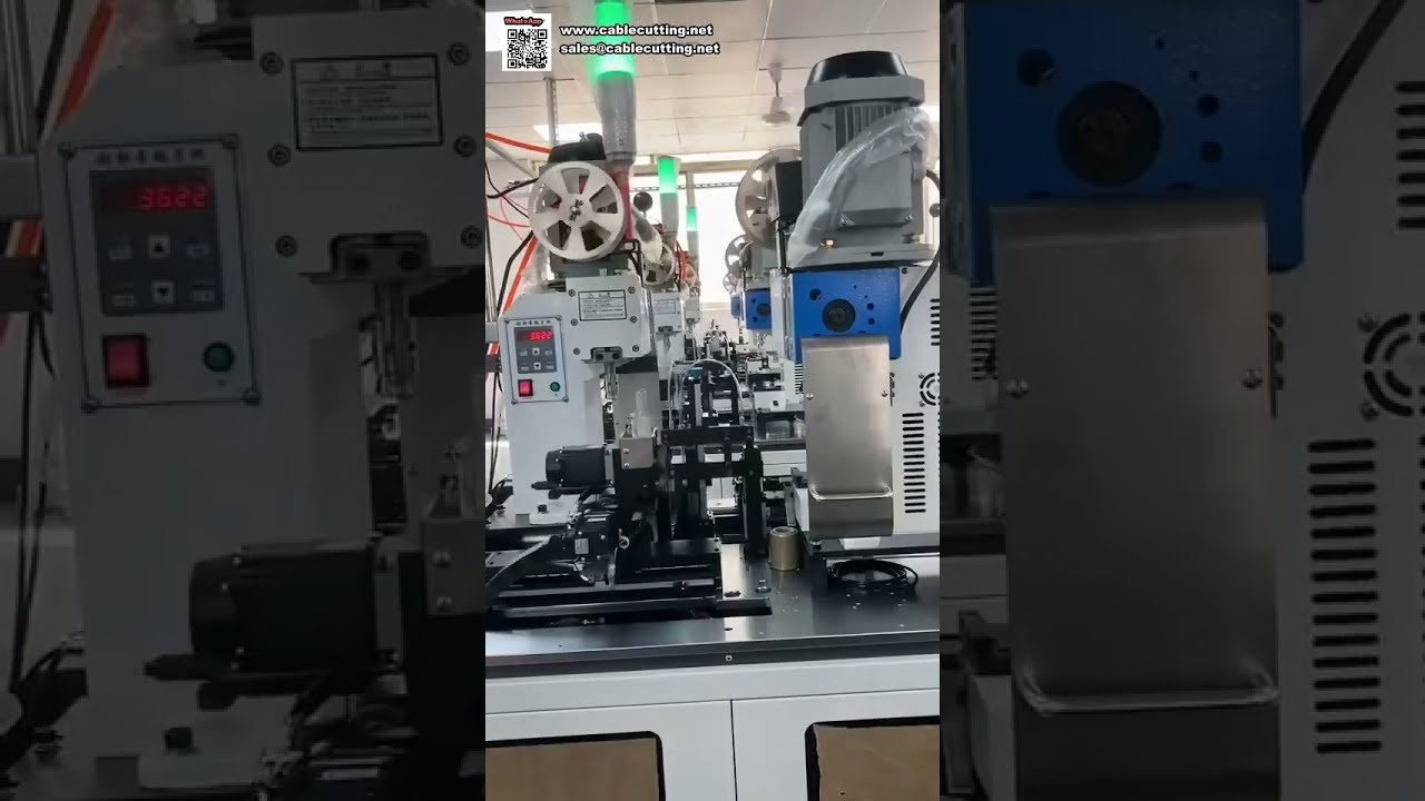 Máquina Automática de Torção de Fios, Crimpagem de Terminais e Inserção em Invólucros - Tudo em Um