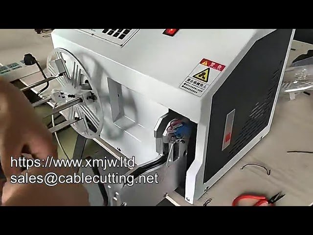 Máquina Automática de Bobinagem e Amarração de Cabos - Solução Personalizável para Indústria